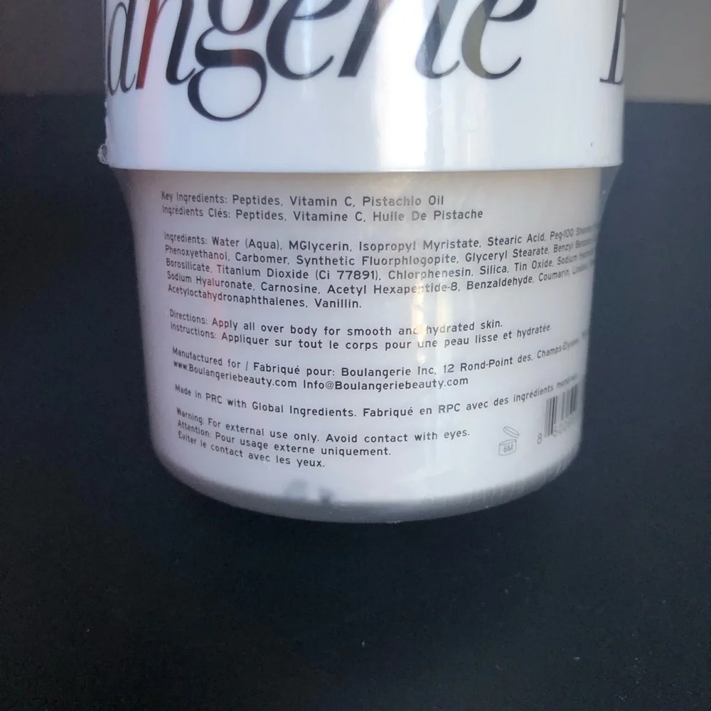 Boulangerie Paris Vanilla Body Cream 8 oz New Sealed Deep Moisture Soft Luxe - Picture 2 of 4